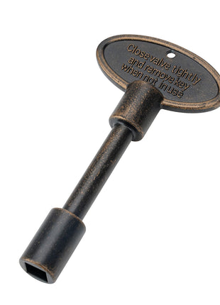 Stanbroil Universal 3-Inch Gas Valve Key Fits 1/4 inch and 5/16 inch Turn Ball Valve for Gas Fire Pits and Fireplaces, Antique Copper