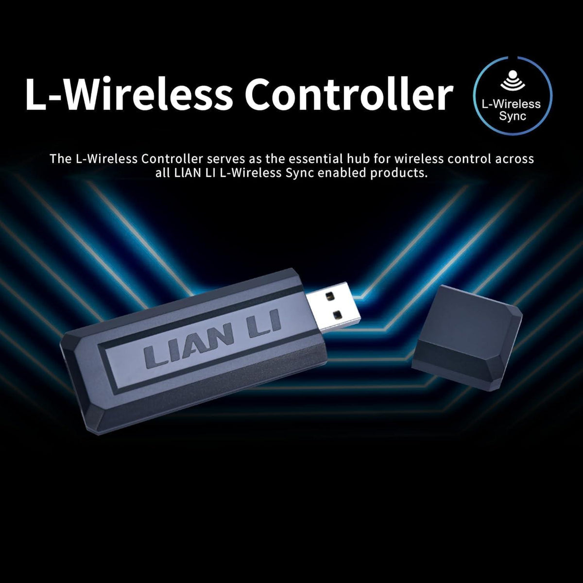 Lian Li UNI Fan TL LCD Wireless 120-Single Pack (Reverse Blade)-2.4 GHz Wireless Signal ARGB Fan-Infinity Mirror-Daisy-Chain-Syncing Lighting-Controller NOT Included & Required - Black (12RTLLCD1W1B)