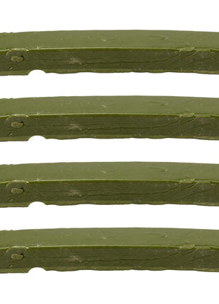 Green DOP Wax for Lapidary Cabochon Forming Cutting and Polishing Dopping Wax Sticks Stone Dopping Wax Lapidary DOP Wax (4 Pieces)
