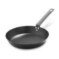 Merten & Storck Pre-Seasoned Carbon Steel 10” Frying Pan Skillet, Use on Induction, Stove and Grill, Durable, Even-Heating, for Searing, Grilling, Oven Use, and Campfire, Indoor/Outdoor