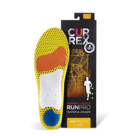 CURREX RunPro Insoles for Running Shoes, Arch Support Inserts to Help Reduce Fatigue, Prevent Injuries, Boost Performance for Men & Women (Medium Arch, Size Large)