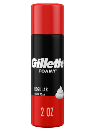 Gillette Foamy Regular Shaving Foam, 2 oz