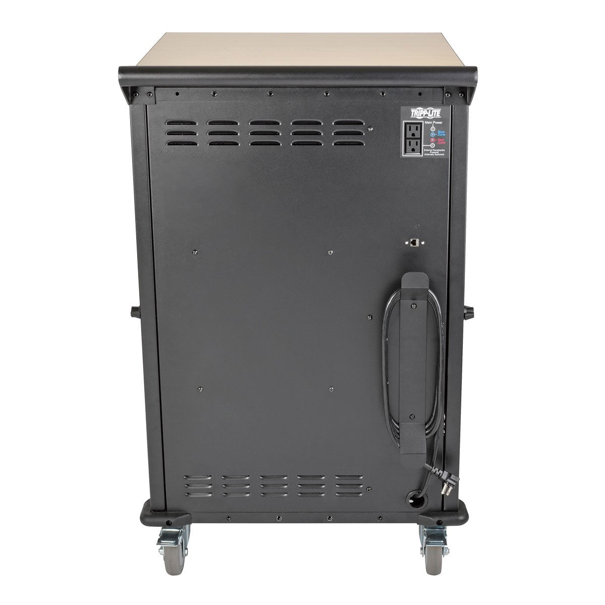 Tripp Lite 36-Port AC Charging Cart Storage Station for Chromebooks, Laptops, & Tablets - Hourly Timer alternates Charging Zones to Help Prevent overloads, 2-Year Warranty (CSC36AC)