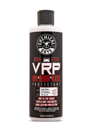 Chemical Guys VRP Vinyl, Rubber, and Plastic Dressing - Tire Dressing, Non-Greasy, Dry-to-the-Touch Shine for Tires, Trim, and More, Safe for Cars, Trucks, SUVs, RVs & More - 16 oz