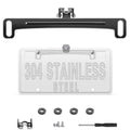Universal Car Rear View Camera License Plate Bracket,Upgraded Full Stainless Steel Backup Camera Mount Dash Cam Mirror Camera Accessory Rear Camera Mount,Only Installation Holder for Back Up Camera