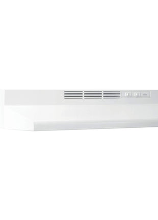 Broan-NuTone 413001 Non-Ducted Ductless Range Hood with Lights Exhaust Fan for Under Cabinet, 30-Inch, White | Under Cabinet Exhaust Fan for Kitchen Ventilation