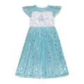 Disney Girls' Frozen Fantasy Gown Nightgown, ELSA IN BLUE 2, 4T