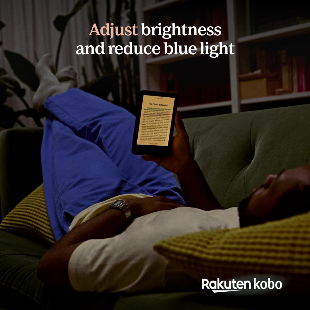 Kobo Clara Colour | Colour eReader | 6” Glare-Free Colour E Ink Kaleido™ 3 Display | Dark Mode Option | Waterproof | Audiobooks | 16GB of Storage | Black
