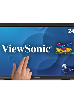 ViewSonic TD2423D 24 Inch 1080p 10-Point Multi IR Touch Screen Monitor with Eye Care HDMI, VGA, USB Hub and DisplayPort