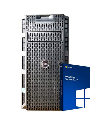 Dell PowerEdge T320 Tower Server with Intel Xeon E5-2470 v2 CPU, 128GB RAM, 4TB SSDs, 8TB HDDs, RAID, Windows Server 2019 (Renewed)