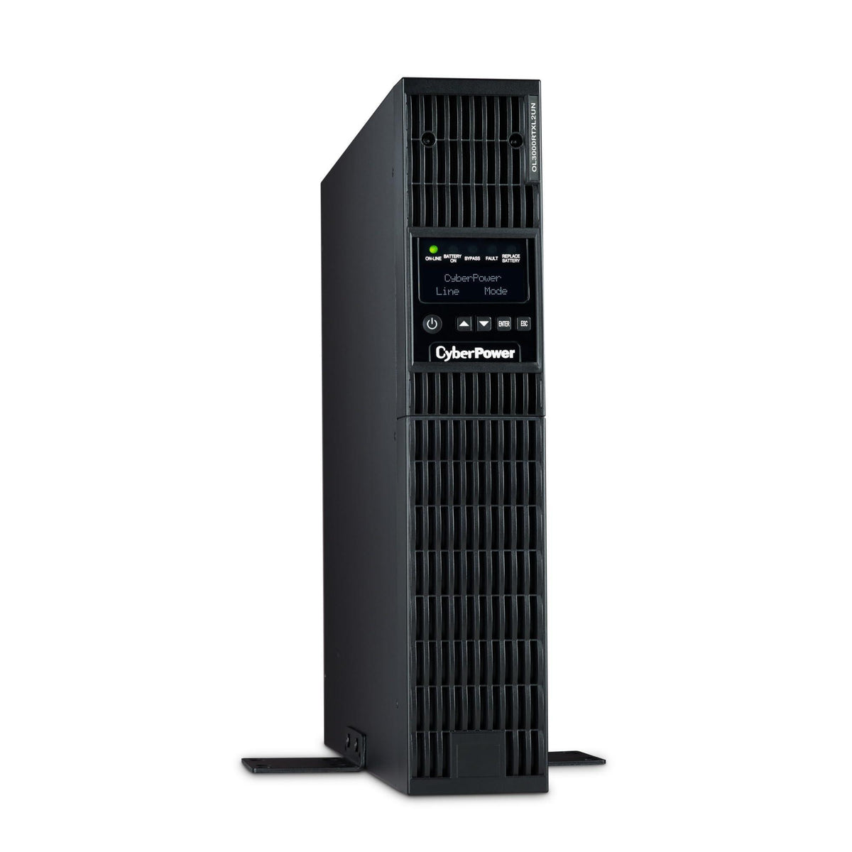 CyberPower OL3000RTXL2UN Smart App Online UPS Battery Backup and Surge Protector, 3000VA/2700W, 7 Outlets, 2U Rack/Tower, Pre-Installed RMCARD205, EBM Option, UL Certified