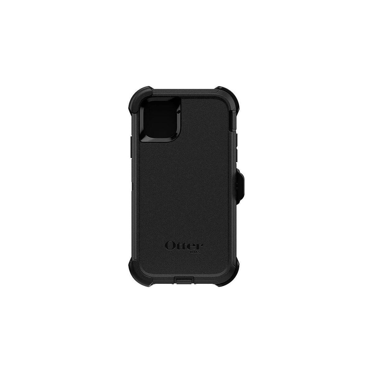 OtterBox iPhone 11 (Non-Retail/Ships in Polybag) Defender Series Case - Non-Retail/Ships in Polybag - Black, Rugged & Durable, with Port Protection, Includes Holster Clip Kickstand