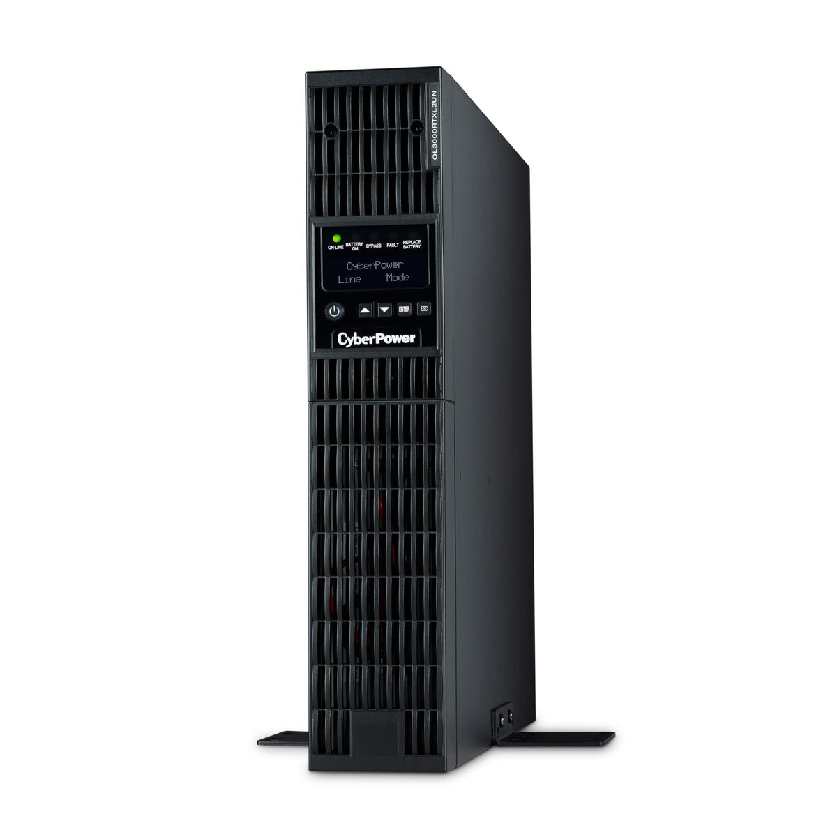CyberPower OL3000RTXL2UN Smart App Online UPS Battery Backup and Surge Protector, 3000VA/2700W, 7 Outlets, 2U Rack/Tower, Pre-Installed RMCARD205, EBM Option, UL Certified
