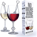 PureWine Silver Wand Filters Histamines and Sulfites   May Reduce and Alleviate Wine Allergies & Sensitivities   Purifier Aerates Wine Restore Taste & Purity   Includes Wine Glass Charm Accessory
