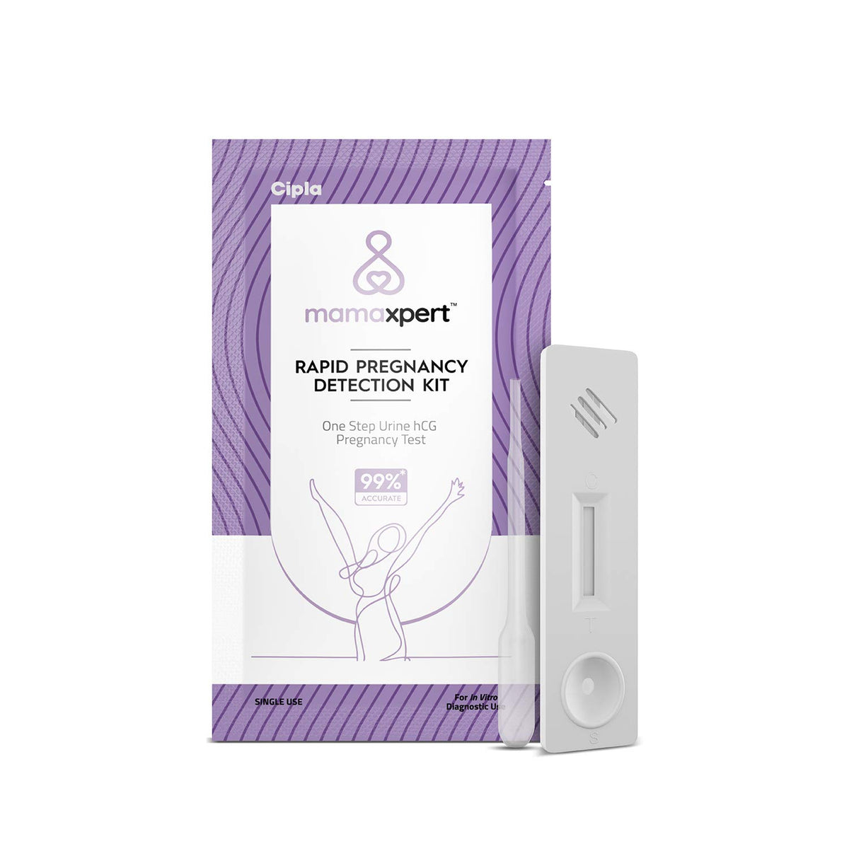 Cipla Mamaxpert Rapid Pregnancy Detection Kit (5 Pack)