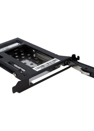 StarTech.com 2.5in SATA Removable Hard Drive Bay for PC Expansion Slot - Storage bay adapter - black , TAA (S25SLOTR)