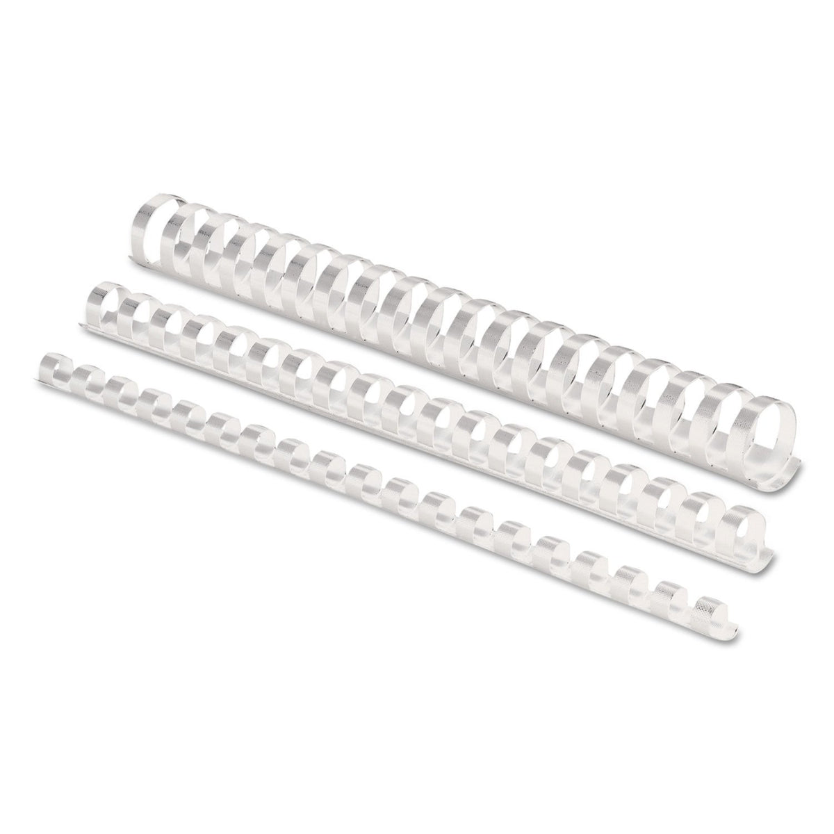 Fellowes Plastic Binding Combs, 90 Sheet Capacity, 1/2 Inch, White, 100 per Pack