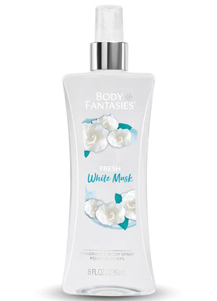 Body Fantasies Signature Fragrance Body Spray, Fresh White Musk, 8 Fluid Ounce
