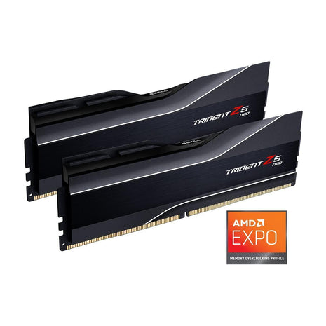 64GB G.Skill DDR5 Trident Z5 NEO 6000MHz CL32 1.40V Dual Channel Kit 2X 32GB Black