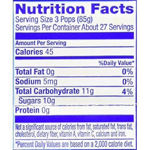 Pop Ice Popsicle Variety Pack of 1 Oz Freezer Bars, Assorted Flavors, 80 Count