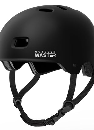 OutdoorMaster Beetles Snug Skateboard Bike Helmet for Adults, Youth | Two Removable Liners Ventilation Certified Multi-Sport Helmet for Cycling Commuter Scooter Roller Skating Longboard