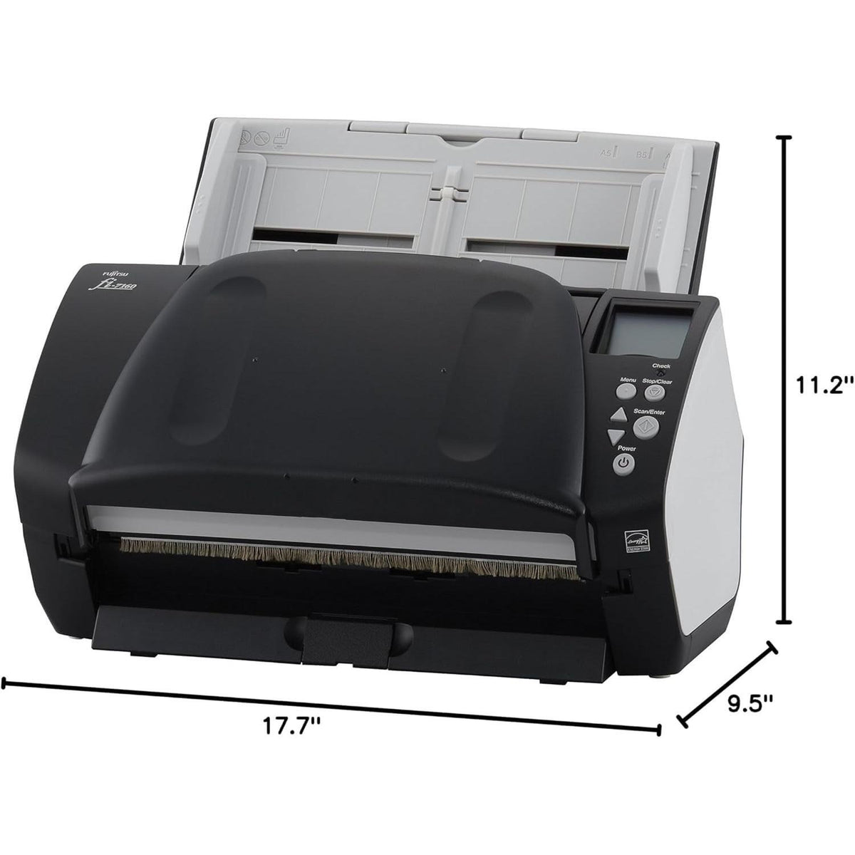 Fujitsu FI-7160 - Document Scanner - Duplex - 8.5 inx14 in - 600 DPIx600 DPI - UP to 60 PPM (Mono)/UP to 60 PPM (Color) - ADF (80 Sheets) - UP to 4000 SCANS PER Day - USB 3.0 (Renewed)