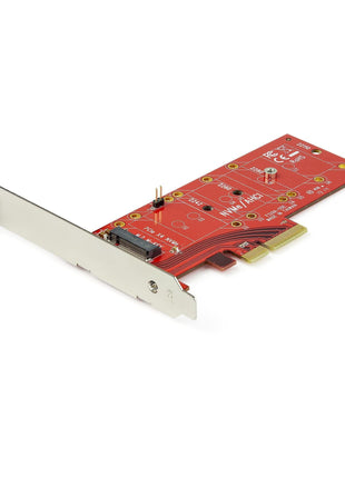 StarTech.com PEX4M2E1 M.2 Adapter - x4 PCIe 3.0 NVMe - Low Profile and Full Profile - SSD PCIE M.2 Adapter - M2 SSD - PCI Express SSD