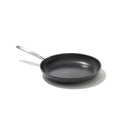 OxO Enhanced 10 inch Frying Pan Skillet, PFAS Free Ceramic Nonstick, Durable Hard Anodized Cookware, Scratch Resistant, Stainless Steel Handle, Good Grips, Dishwasher Safe, Oven safe, Black