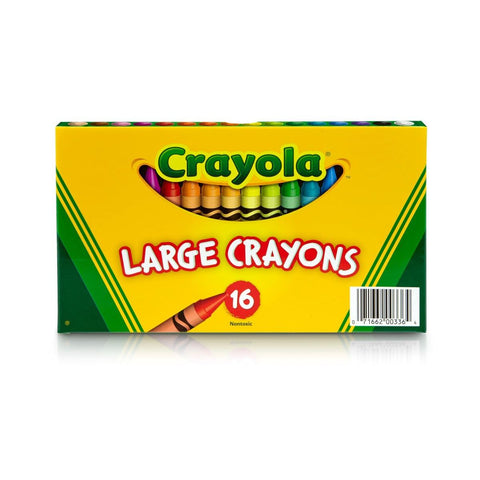 Crayola Large Crayons, Classic Colors, 16 Count