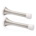 KOVOSCH 2 Pack Spring Door Stopper Brushed Satin Nickel- 3-1/4
