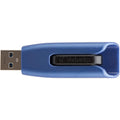 Verbatim 256GB USB 3.0 Store 'n' Go V3 Max Flash Drive - Cap-Less & PC / Mac Compatible - Blue