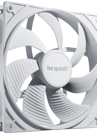 be quiet! Pure Wings 3 140mm PWM White Fan | High top-end Speed | Low Minimum RPM | Optimized Fan Frame | Extraordinary air Pressure | White | BL112