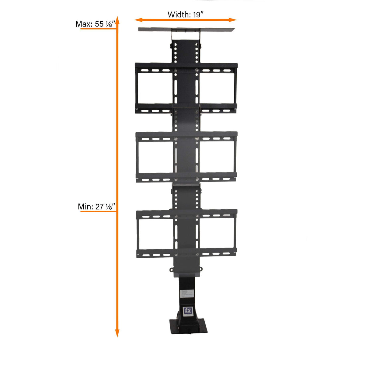 Touchstone Valueline 30003 Smart Motorized TV Lift for 26–50” TVs – Pop-Up Cabinet Mount, Alexa & Google Enabled, 28” Travel, 165 lb Capacity, RF & Wired Remotes, 5-Year Warranty