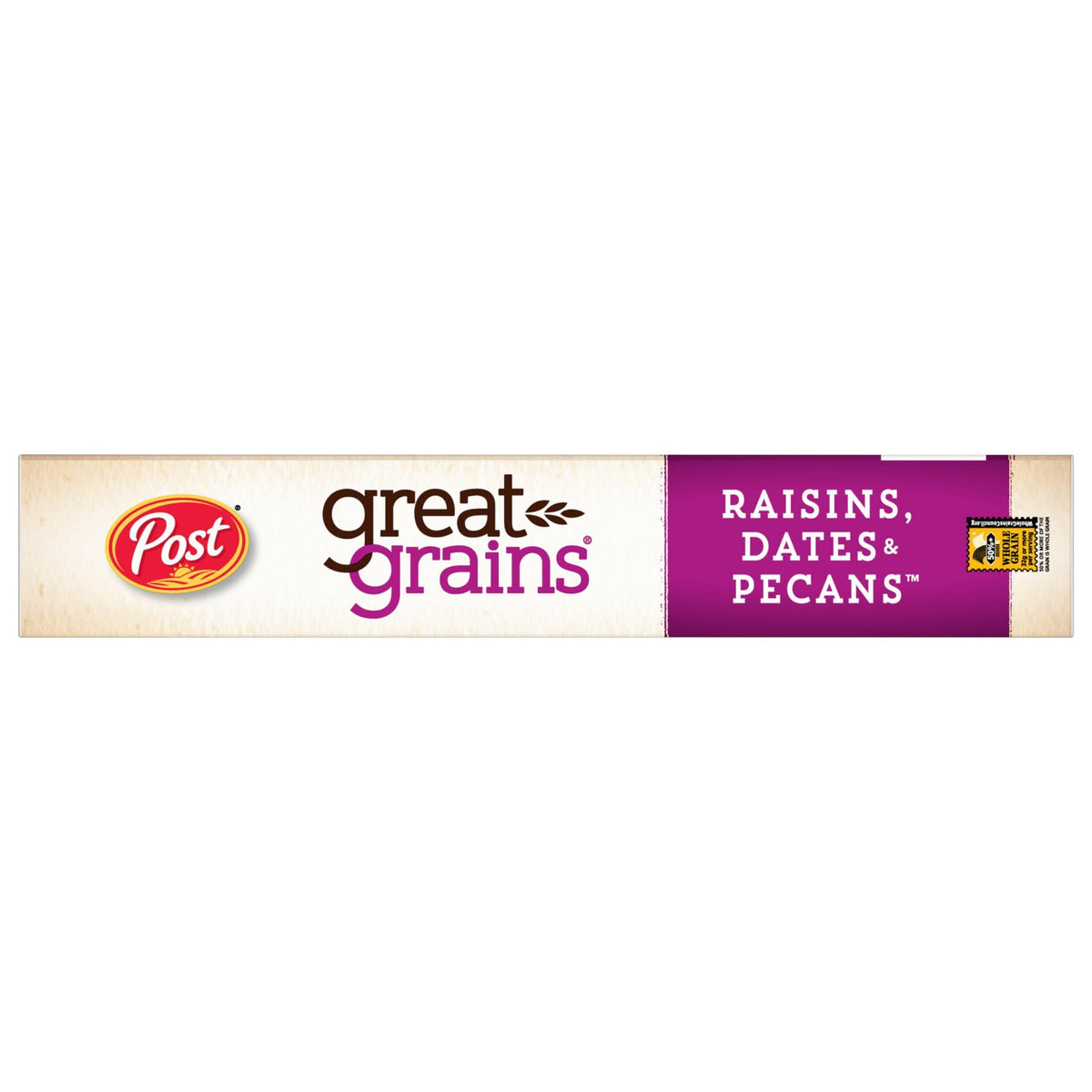 Great Grains Raisins Dates and Pecans Breakfast Cereal, Raisin Cereal with Sweet Dates and Granola Clusters, Non-GMO Project Verified, 16 OZ Box