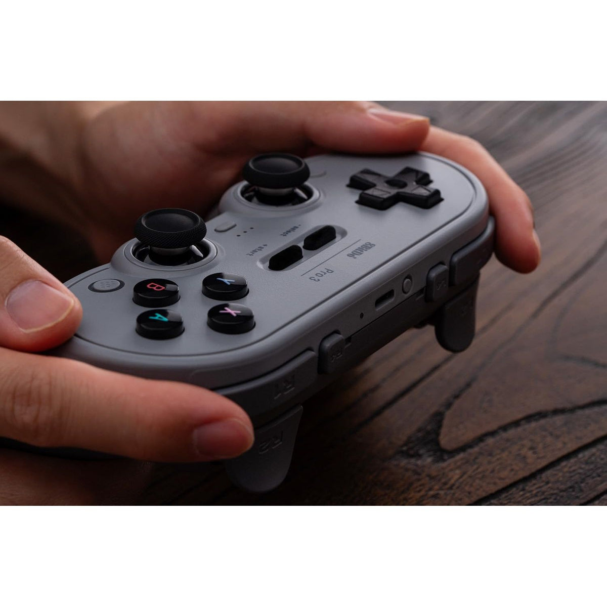 8BitDo Pro 3 Bluetooth Controller for Switch/Switch 2 – TMR Joysticks, Swappable ABXY Buttons, Pro Back Buttons, Charging Dock, Hall Effect Triggers, for Windows, Apple, SteamOS, Android - Gray