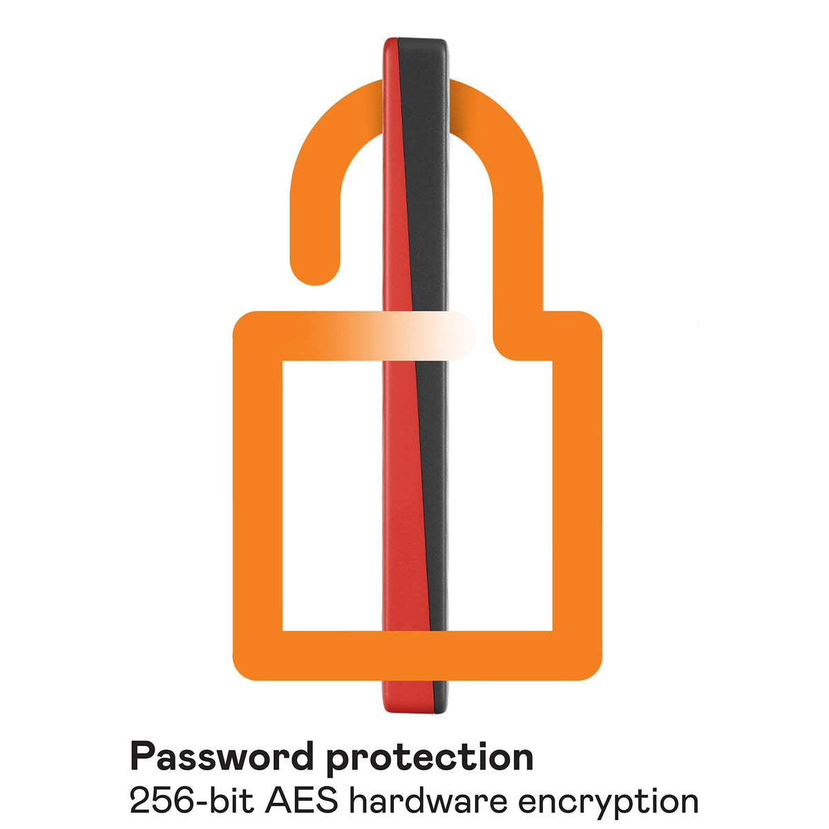 WD 2TB My Passport, Portable External Hard Drive, Red, backup software with defense against ransomware, and password protection, USB 3.1/USB 3.0 compatible - WDBYVG0020BRD-WESN