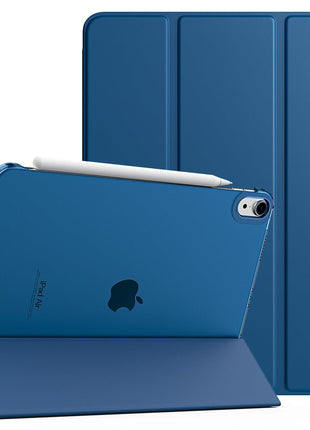 TiMOVO Case for iPad Air 11 Inch M4/M3/M2, Air 5th/4th Gen 10.9",Abyss Blue | Slim Stand, Hard Translucent Back Cover, Support Touch ID, Auto Wake/Sleep