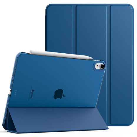 TiMOVO Case for iPad Air 11 Inch M4/M3/M2, Air 5th/4th Gen 10.9",Abyss Blue | Slim Stand, Hard Translucent Back Cover, Support Touch ID, Auto Wake/Sleep