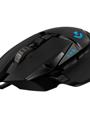Logitech G502 HERO High Performance Wired Gaming Mouse, HERO 25K Sensor, 25,600 DPI, RGB, Adjustable Weights, 11 Buttons, On-Board Memory, PC/Mac