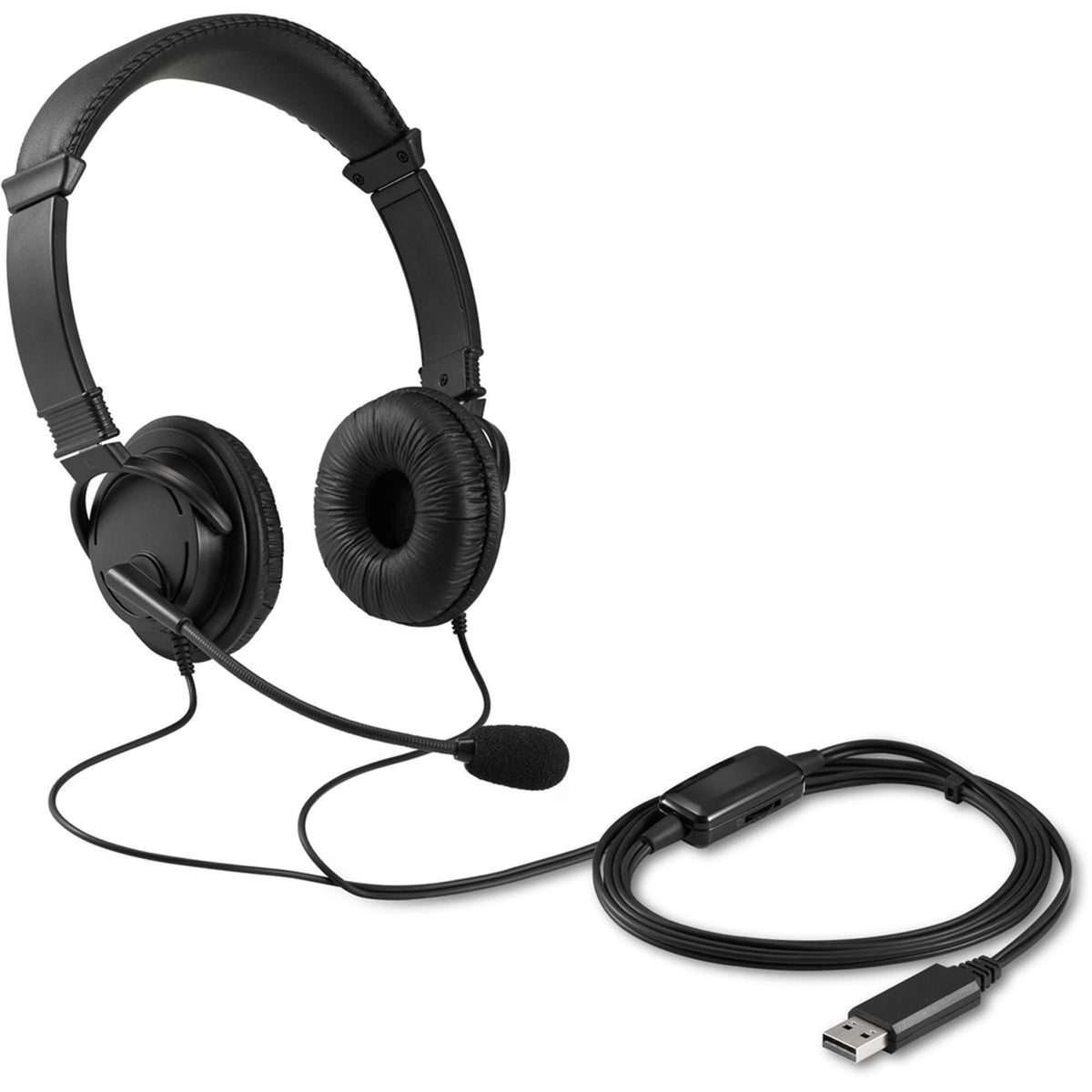 Kensington USB Headset with Mic with Volume Control and Mute Button