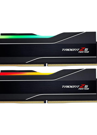 G.SKILL Trident Z5 Neo RGB Series DDR5 RAM (AMD EXPO) 96GB (2x48GB) 5600MT/s CL40-40-40-89 1.25V Desktop Computer Memory U-DIMM - Matte Black (F5-5600J4040D48GX2-TZ5NR)