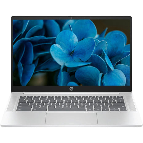 HP 2025 Lightweight Chromebook, 14'' HD IPS Display, Intel N Processor Up to 3.69GHz, 4GB LPDDR5 Ram, 128GB SSD, Super-Fast 6th Gen WiFi, Chrome OS, Dale Silver (Renewed)
