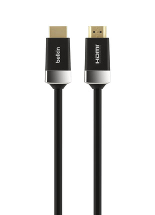 Belkin 6.6ft/2M HDTV High-Speed HDMI Cable w/Ethernet, 4K/Ultra HD, HDR, & 3D Compatibility, 18Gbps Data Transfer for Streaming, Gaming, Home Theater, Supports HDMI 2.0 for TVs, Monitors, Projectors