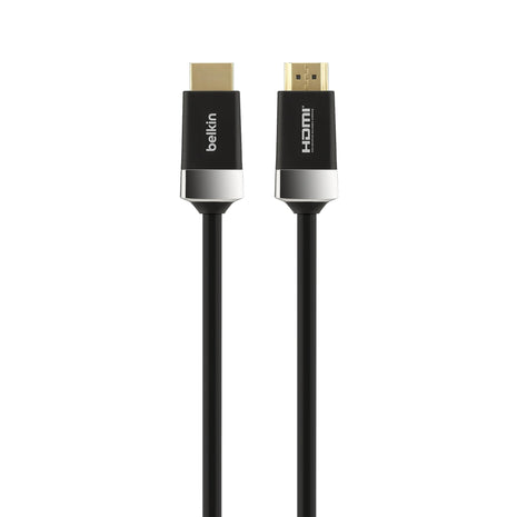 Belkin 6.6ft/2M HDTV High-Speed HDMI Cable w/Ethernet, 4K/Ultra HD, HDR, & 3D Compatibility, 18Gbps Data Transfer for Streaming, Gaming, Home Theater, Supports HDMI 2.0 for TVs, Monitors, Projectors