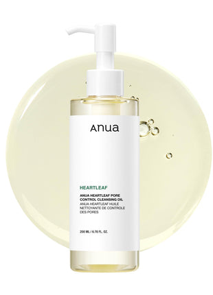 Anua Heartleaf Pore Control Cleansing Oil, Oil Cleanser for Face, Makeup Blackhead Remover, Korean Skin Care 6.76 fl oz(200ml) (original)