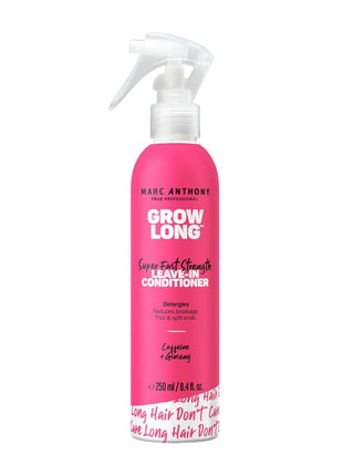 Marc Anthony Grow Long, Detangling Leave-In Hair Conditioner Spray | Anti-Frizz Anti-Breakage Hair Care for Dry Damaged Hair & Split Ends - Biotin, Vitamin E, Caffeine & Ginseng - Sulfate Free