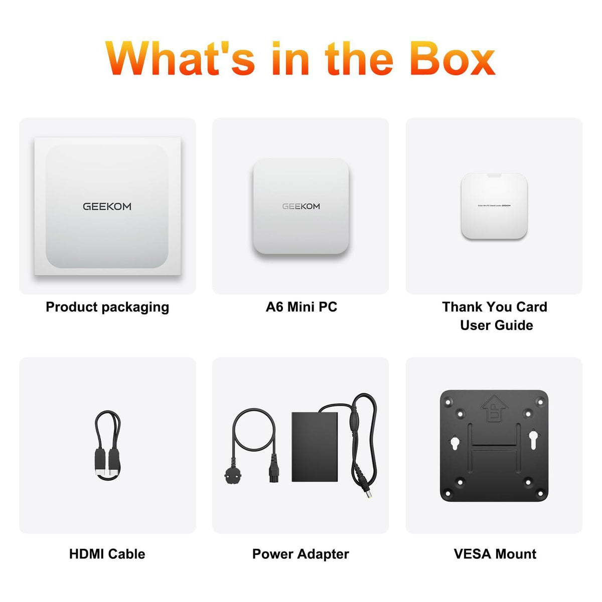 GEEKOM A6 Mini PC with AMD Ryzen 7 6800H(up to 4.7GHz), 32GB DDR5 RAM, 1TB PCIe 4.0 NVMe SSD, Radeon 680M, Compact Aluminium Design Windows 11 Pro Desktop Computer with USB4/8K UHD/Wi-Fi 6E/BT 5.2