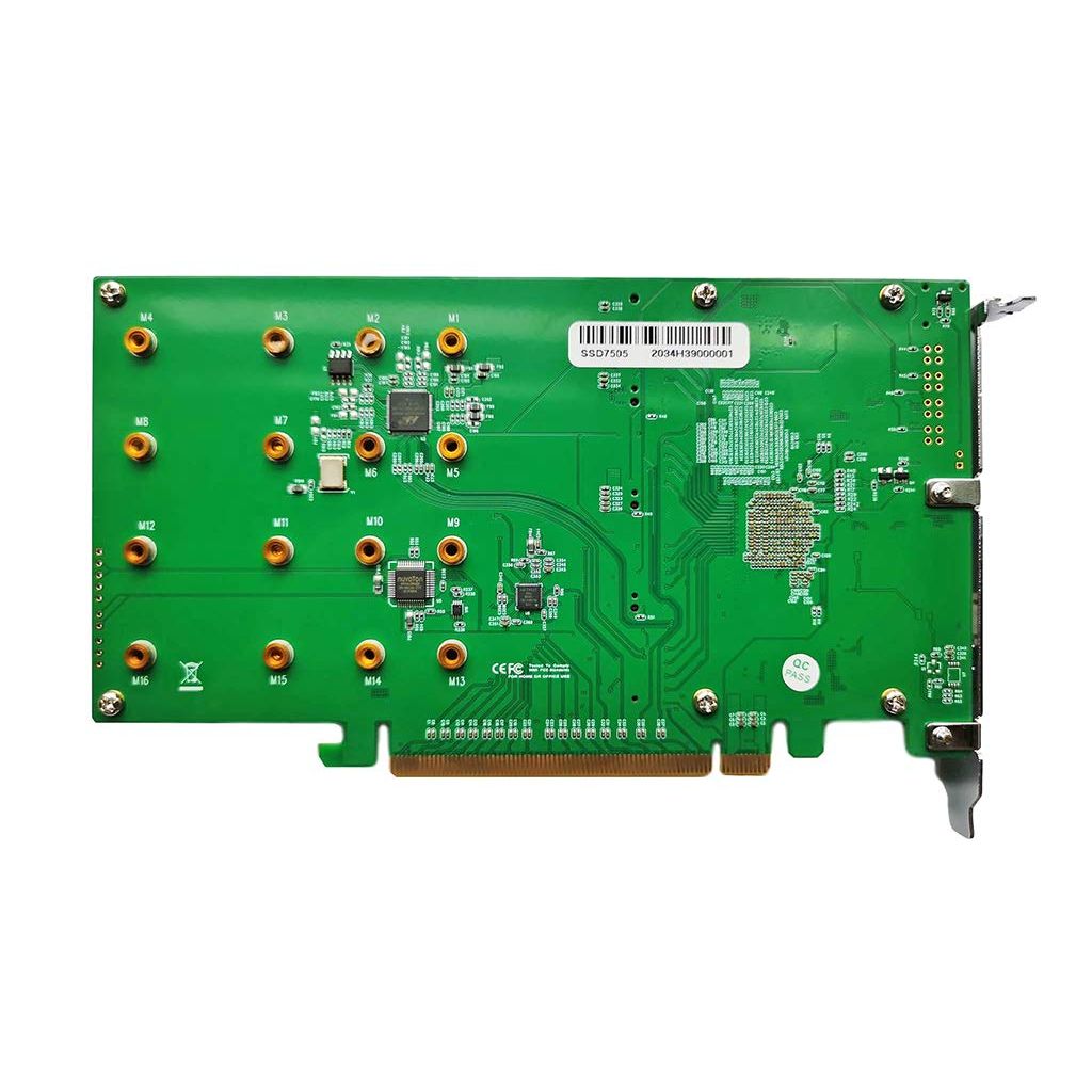 HighPoint SSD7505 PCIe 4.0 x16 4-Channel M.2 NVMe RAID Controller