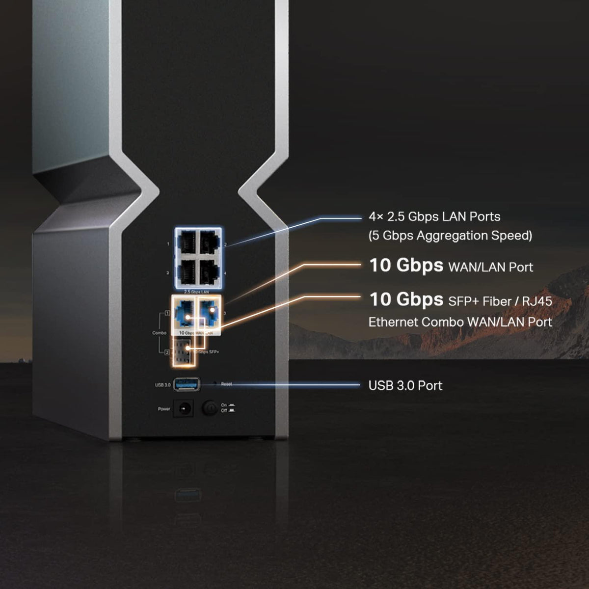 TP-Link Tri-Band BE19000 WiFi 7 Router (Archer BE800) | 12-Stream 19 Gbps | 2×10G + 4×2.5G Ports | LED Screen, 8 High-Performance Antennas | VPN, Easy Mesh, HomeShield, Private IoT, Free Expert Help
