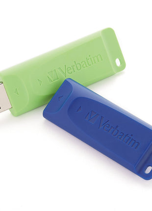 Verbatim 32 GB Store 'n' Go USB flash drive (2 Pack) Blue, Green 99124 [parallel import goods]